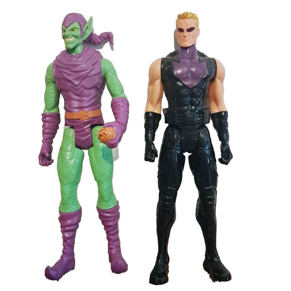 Marvel Avengers Titan Hero Series HAWKEYE  and Goblin 11" Action Figure Hasbro